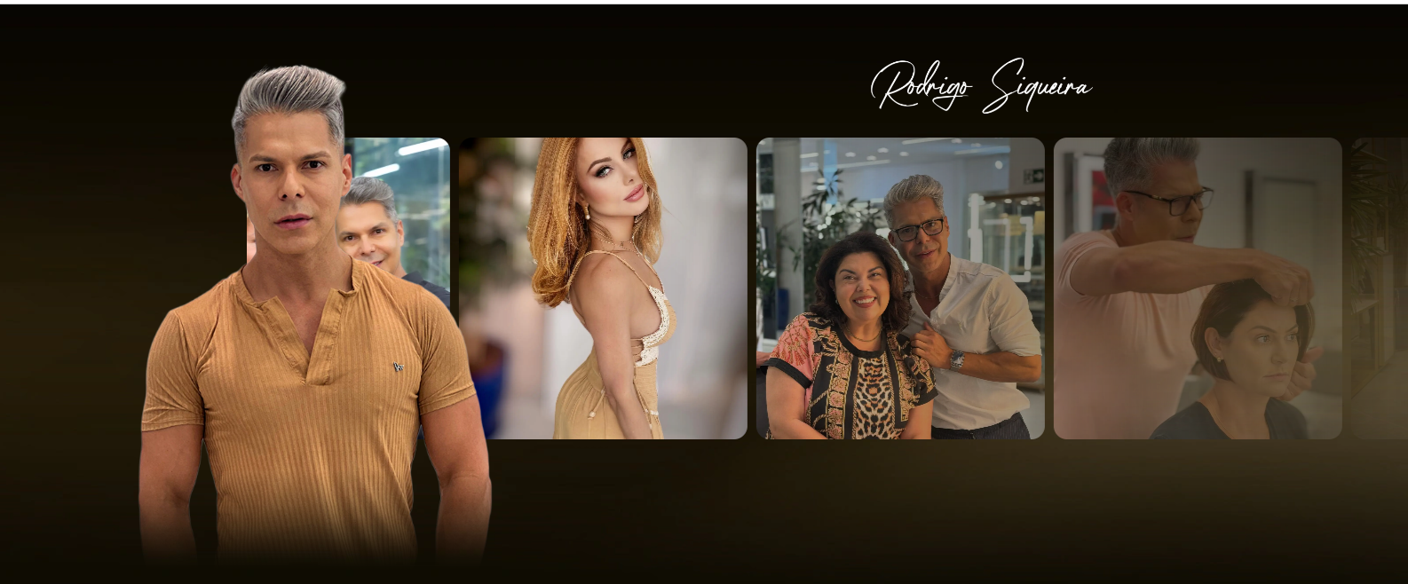 Rodrigo Siqueira com clientes e alunos